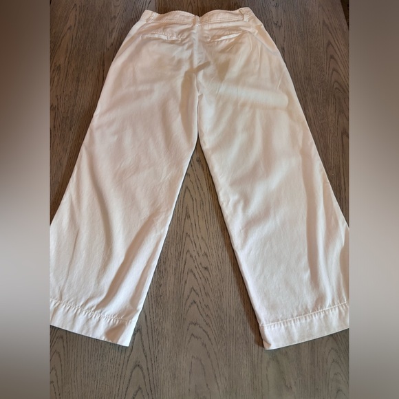 Everlane The Draper White Pleated Pant In Buttersmooth Size 10S - Picture 5 of 16